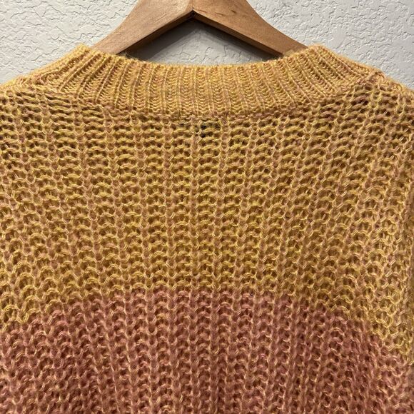 Wild Fable Womens Pullover Sweater Size Large‎ Multicolor Open Knit Long Sleeves - Picture 3 of 11